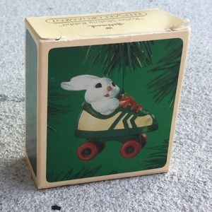 Roller skating Rabbitn Hallmark Ornament